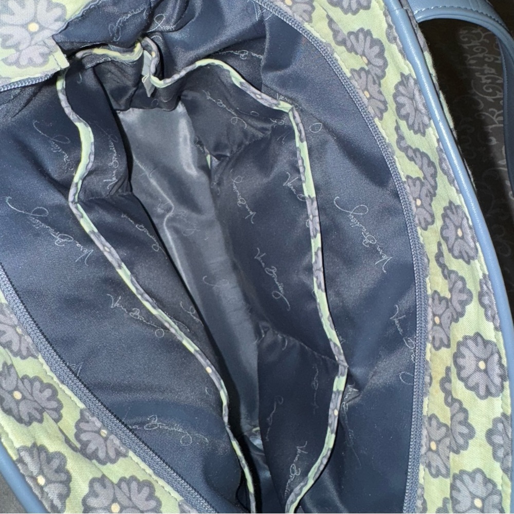 Vera Bradley Blue And Green Floral Tote - Picture 7 of 16